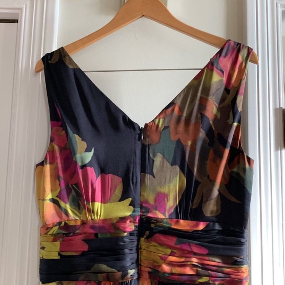 Banana Republic Black Maxi Dress with Multicolor Floral Design - Picture 16 of 16